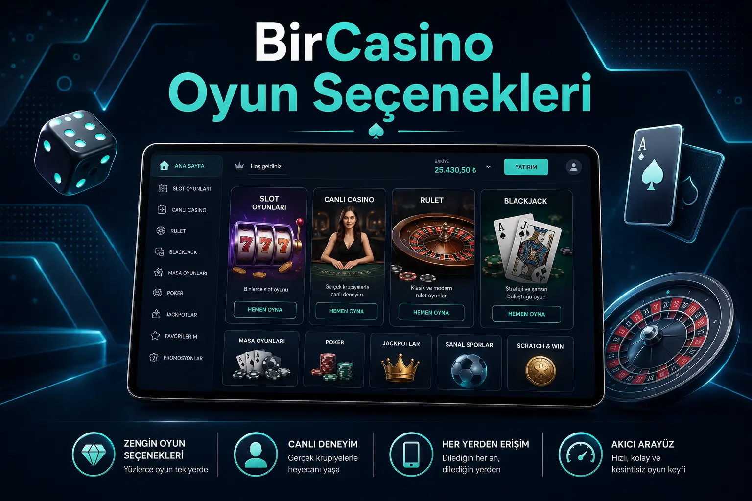 BirCasino oyunlar